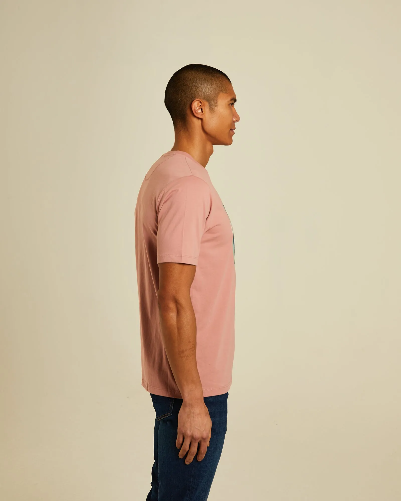 Essential Fashion Versatile Fit Freeman Tee Plaster Pink