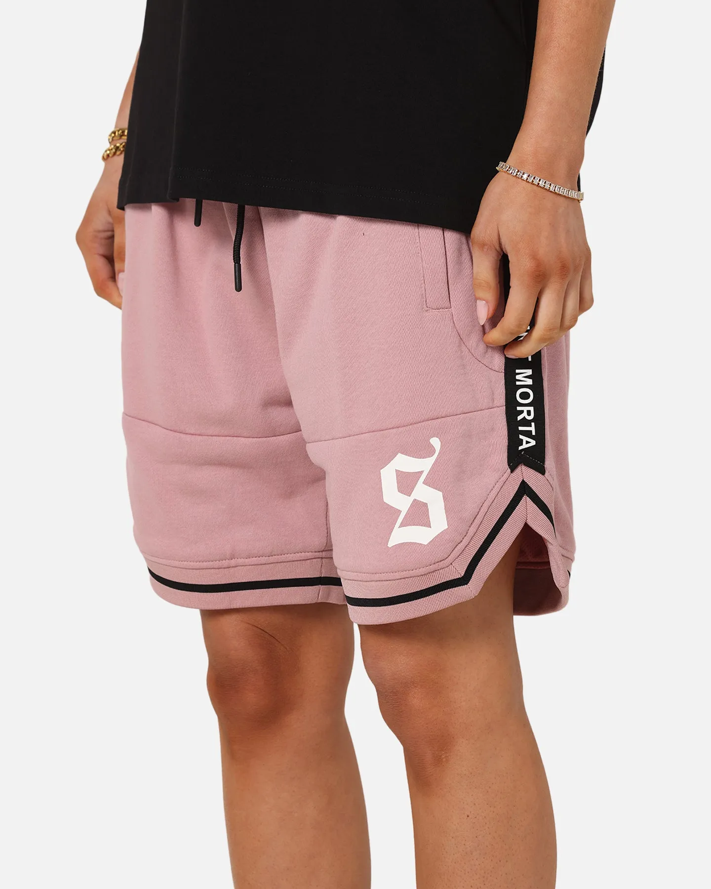 Saint Morta Icon X Fleece Shorts Dusty Pink Summer Vibes