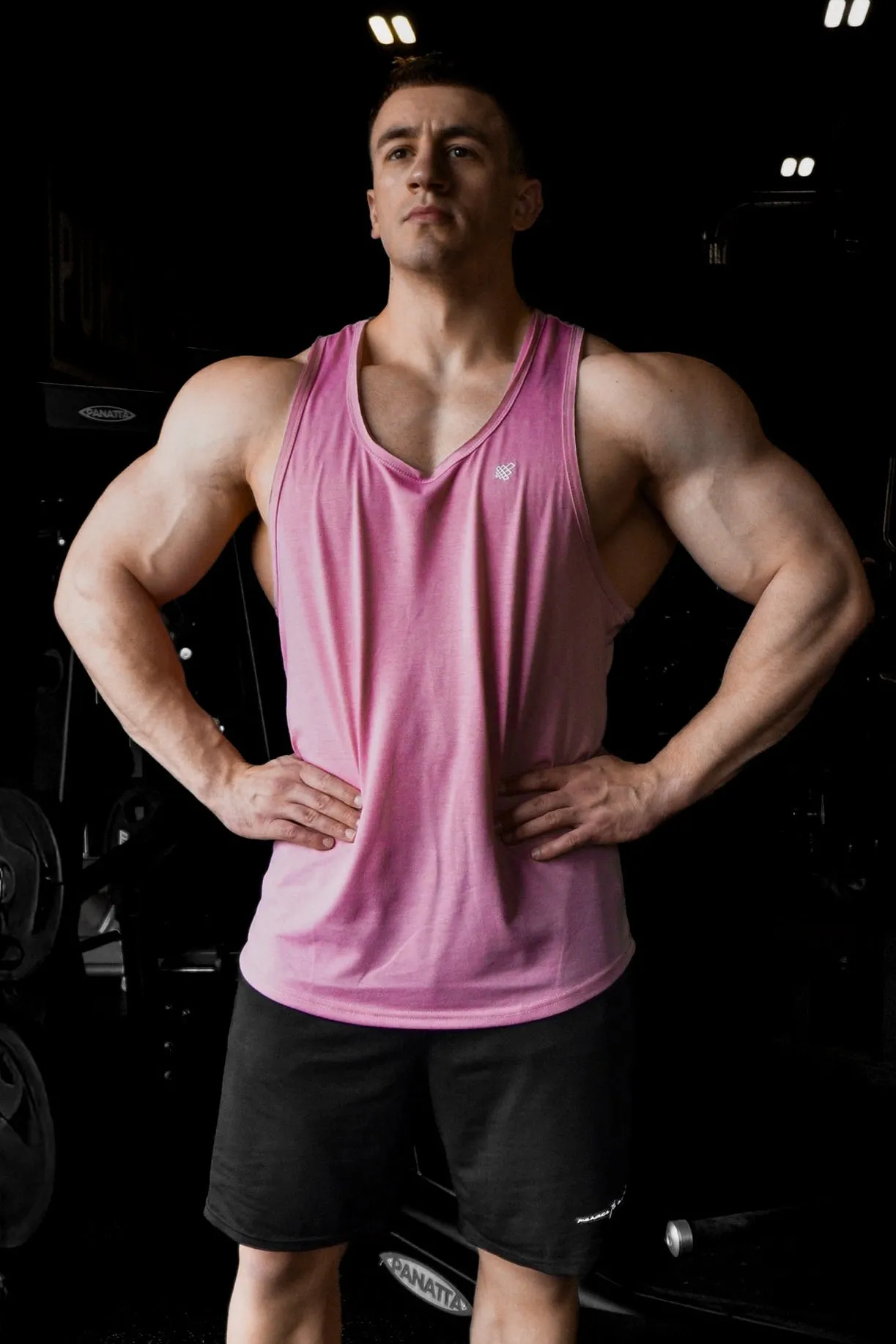Vital Raw-Hem Tank Top 2.0 - Salmon Pink decorative