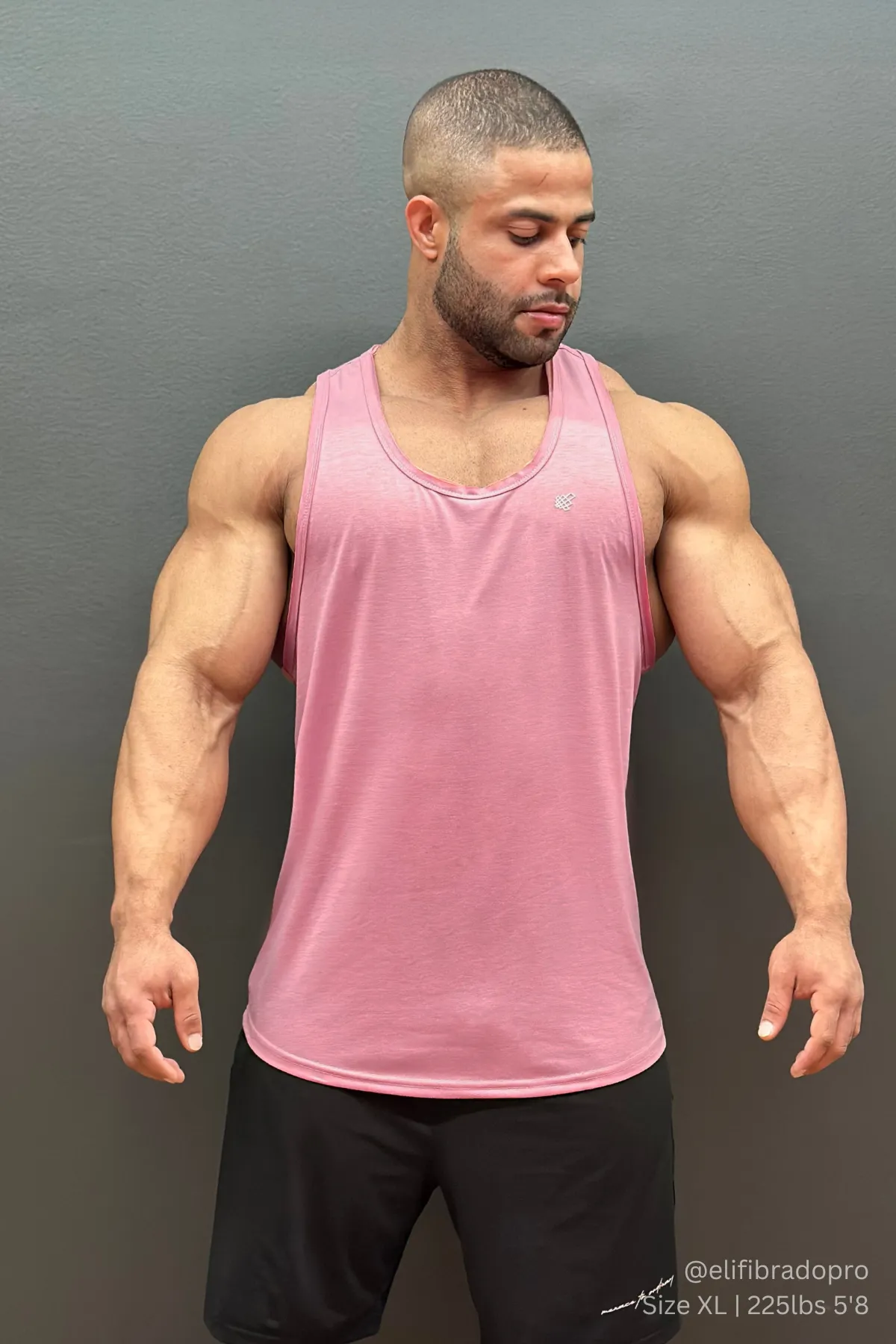 international cooperation Vital Raw-Hem Tank Top 2.0 - Salmon Pink