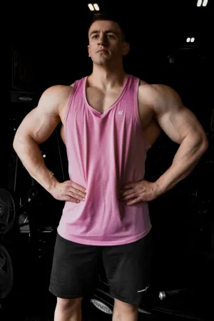 Vital Raw-Hem Tank Top 2.0 - Salmon Pink decorative