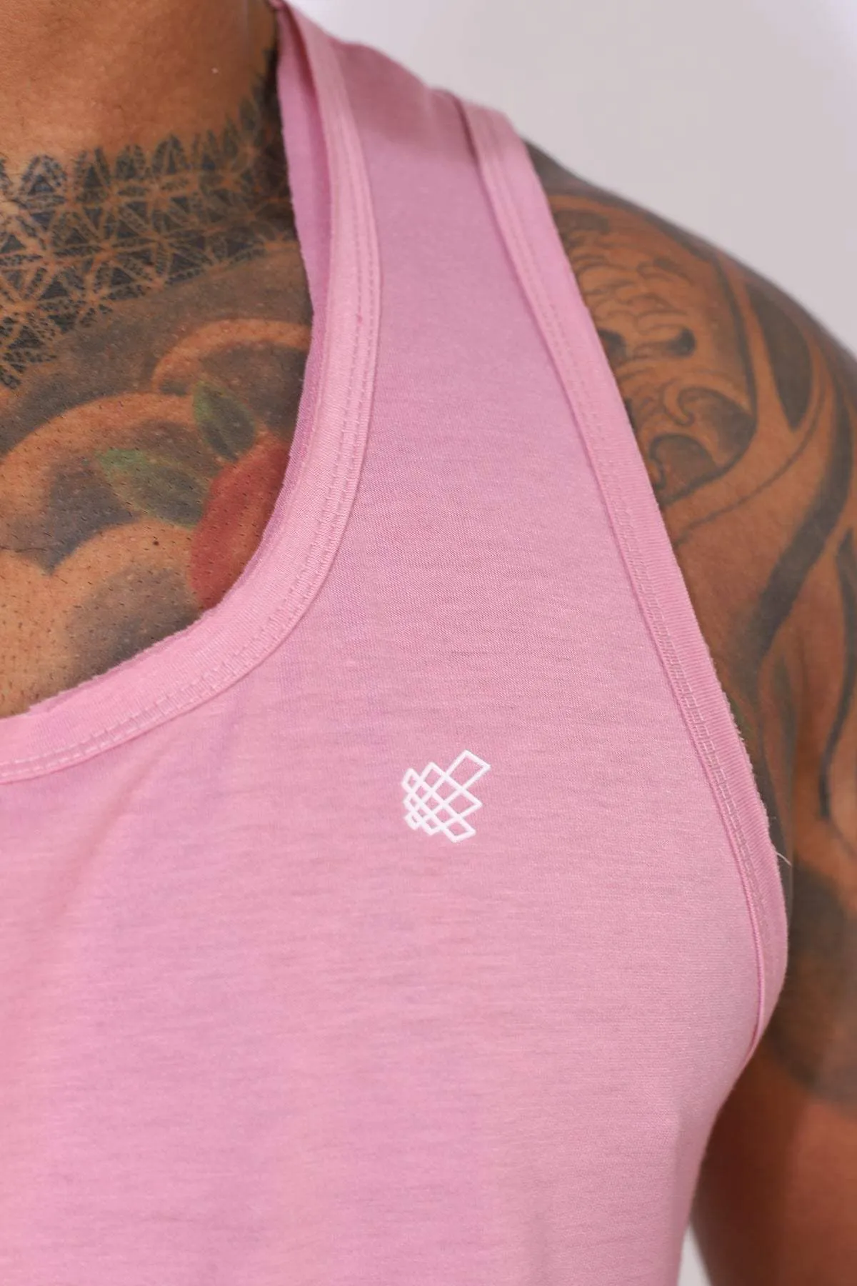 Vital Raw-Hem Tank Top 2.0 - Salmon Pink Active Flexible