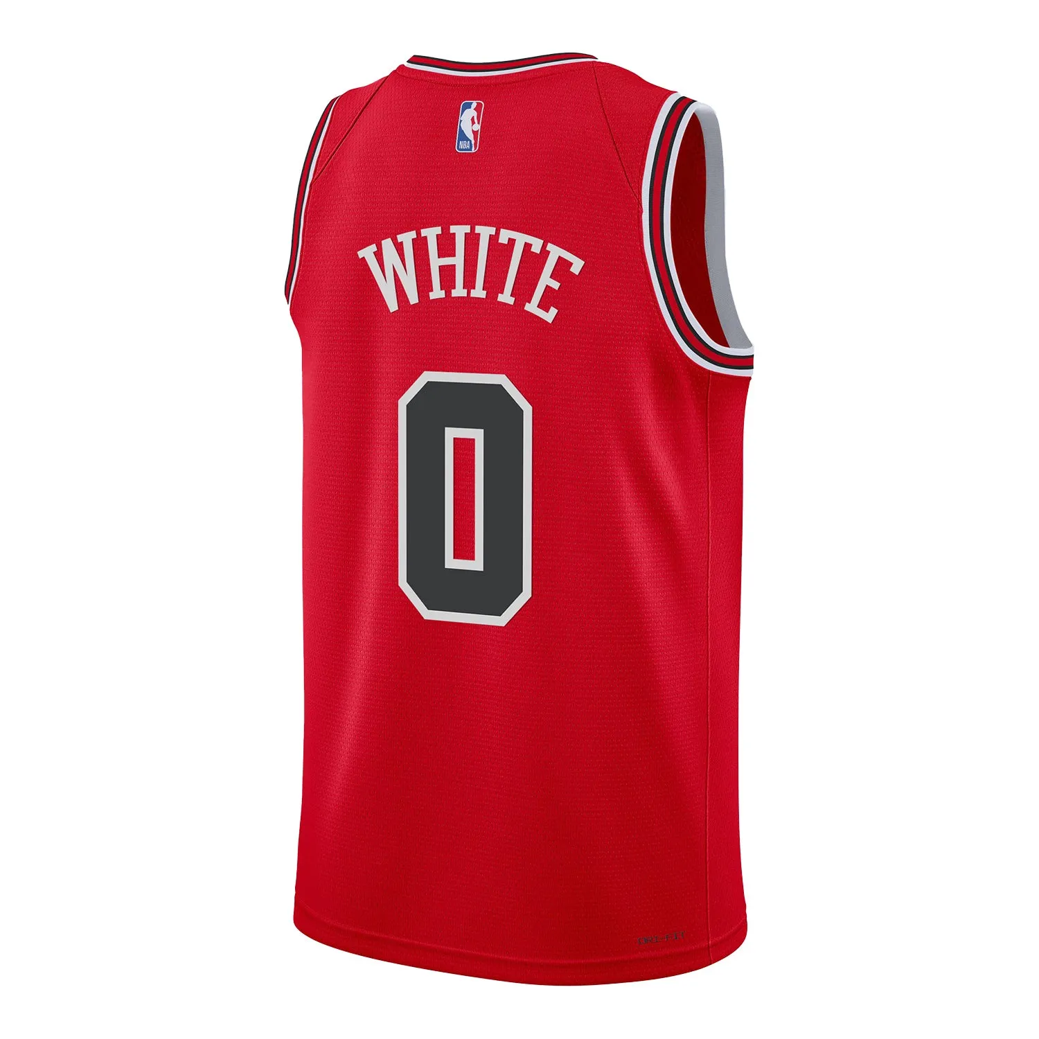 Chicago Bulls Coby White Nike Icon Swingman Jersey Stretch Zones Airflow Optimized