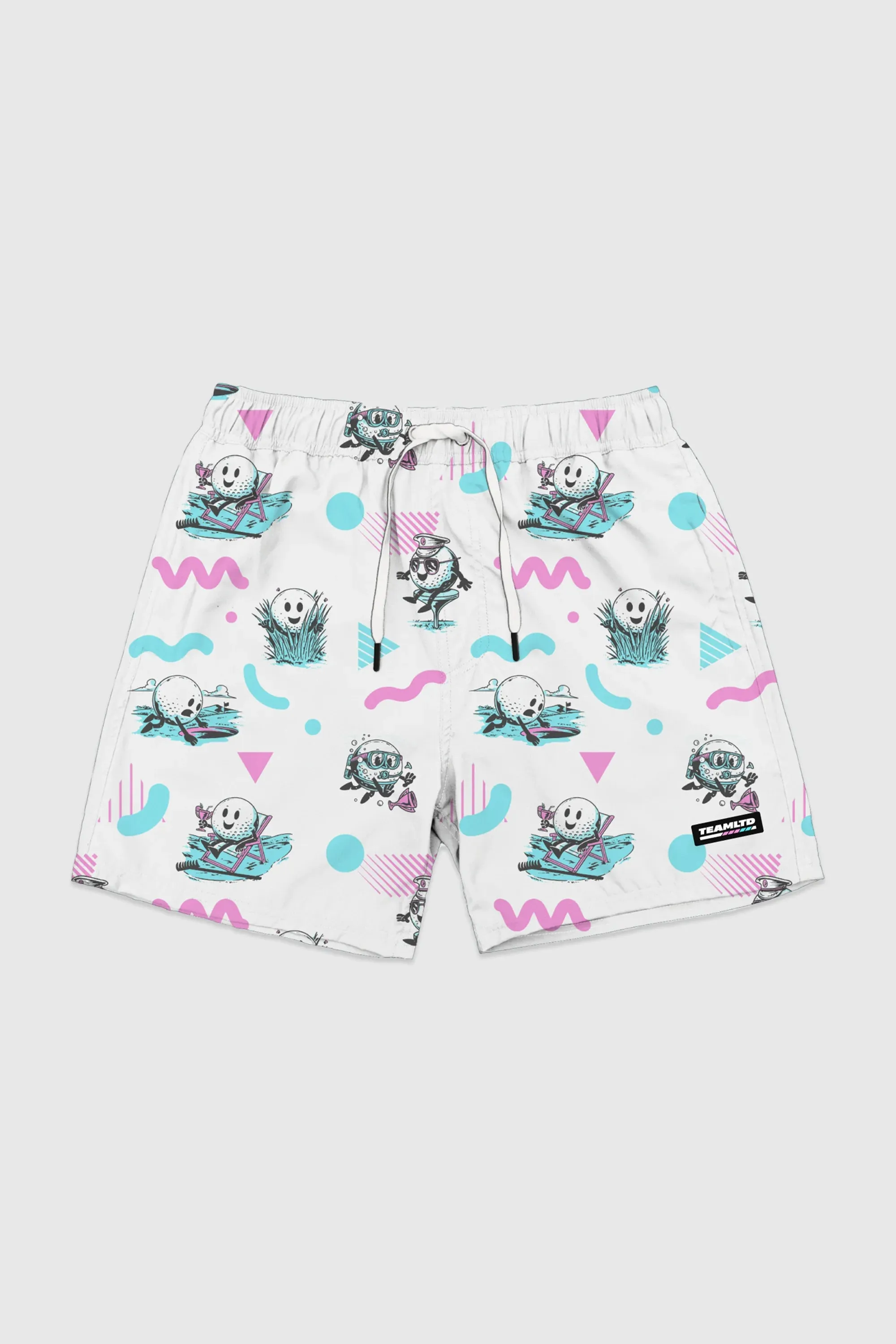 Plus Size Breathable Design Swim Short