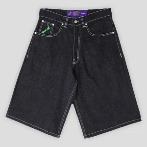 CompactPackable Always Do What You Should Do Relaxed Unisex Denim Shorts - Pocket Print