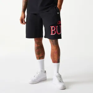 sweater school outfit Chicago Bulls NBA Team Graphic Black Shorts