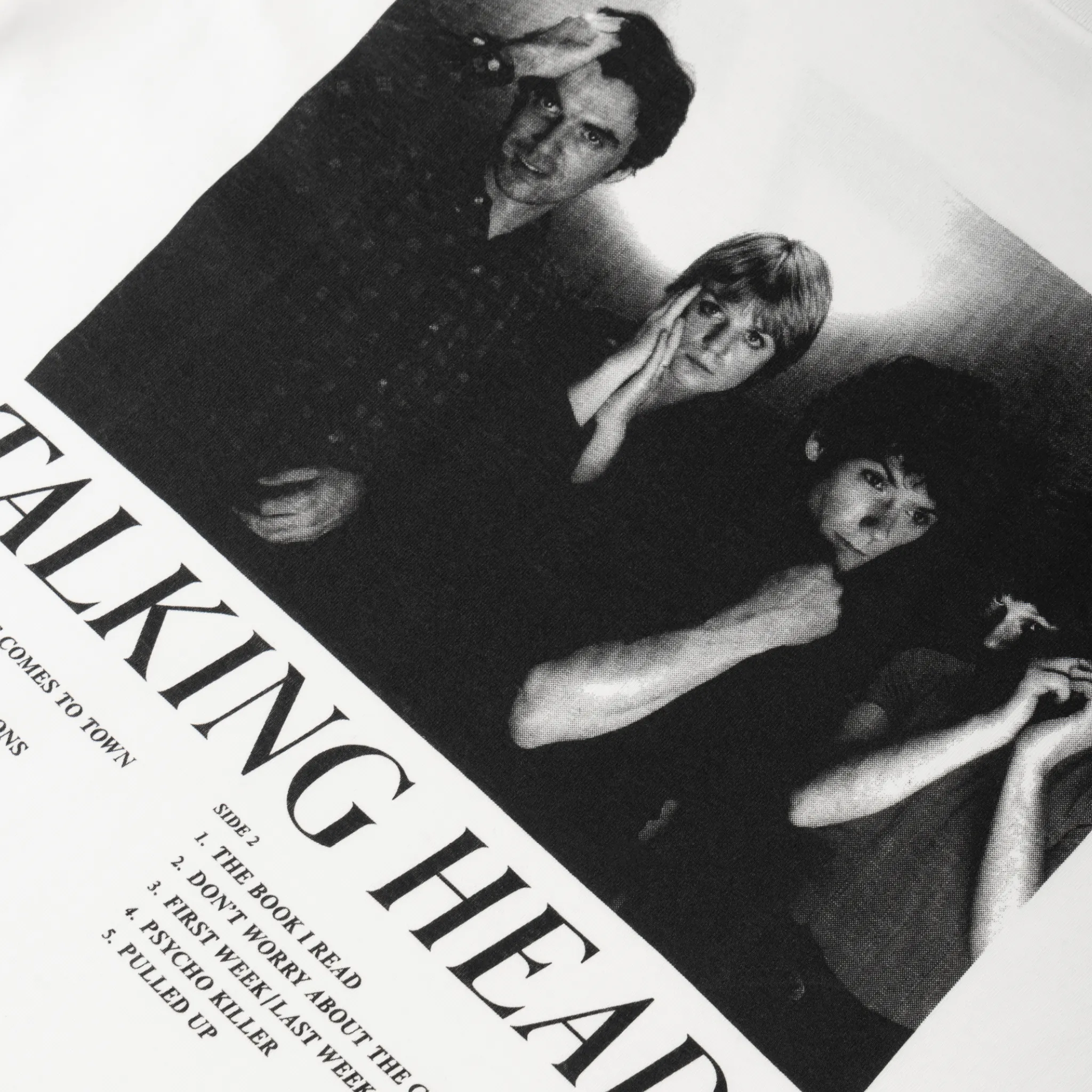 Recommended Yoga class TALKING HEADS X WELCOME - Track List Tee