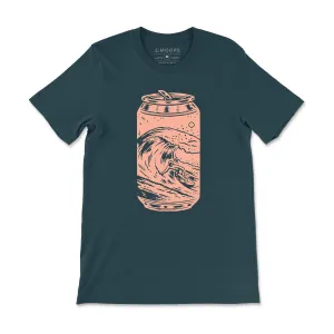 Surf Can Tee-Atlantic Sporty Design Long Lasting Color