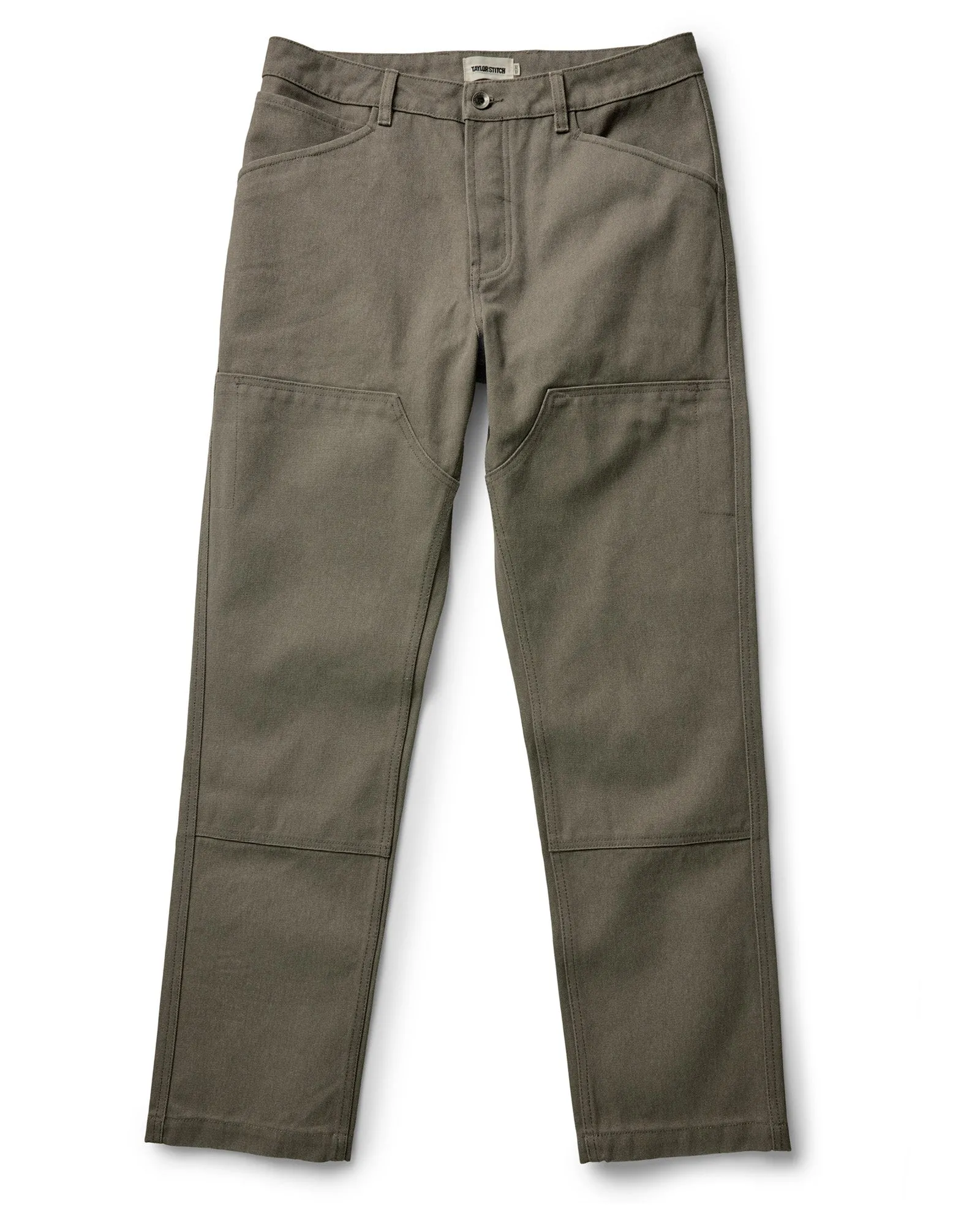 Sport Wear Fit Non Binding Cuffs The Chore Pant in Stone Chipped Canvas