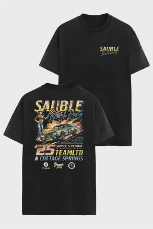 Sauble Beach Party Tee Geometric Print All-Season Comfort