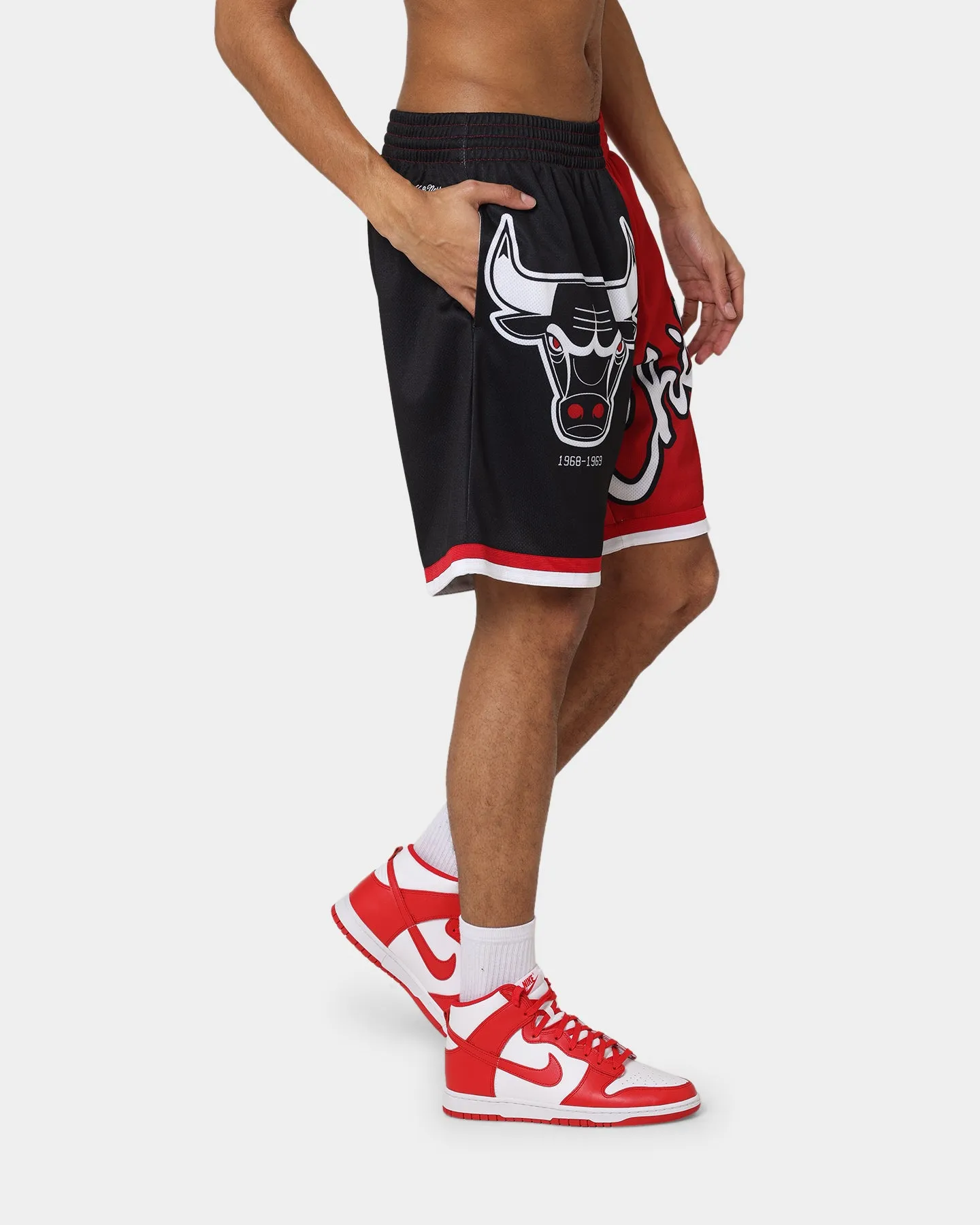 Mitchell & Ness Chicago Bulls Big Face 5.0 Shorts Black tank top Formal Occasion