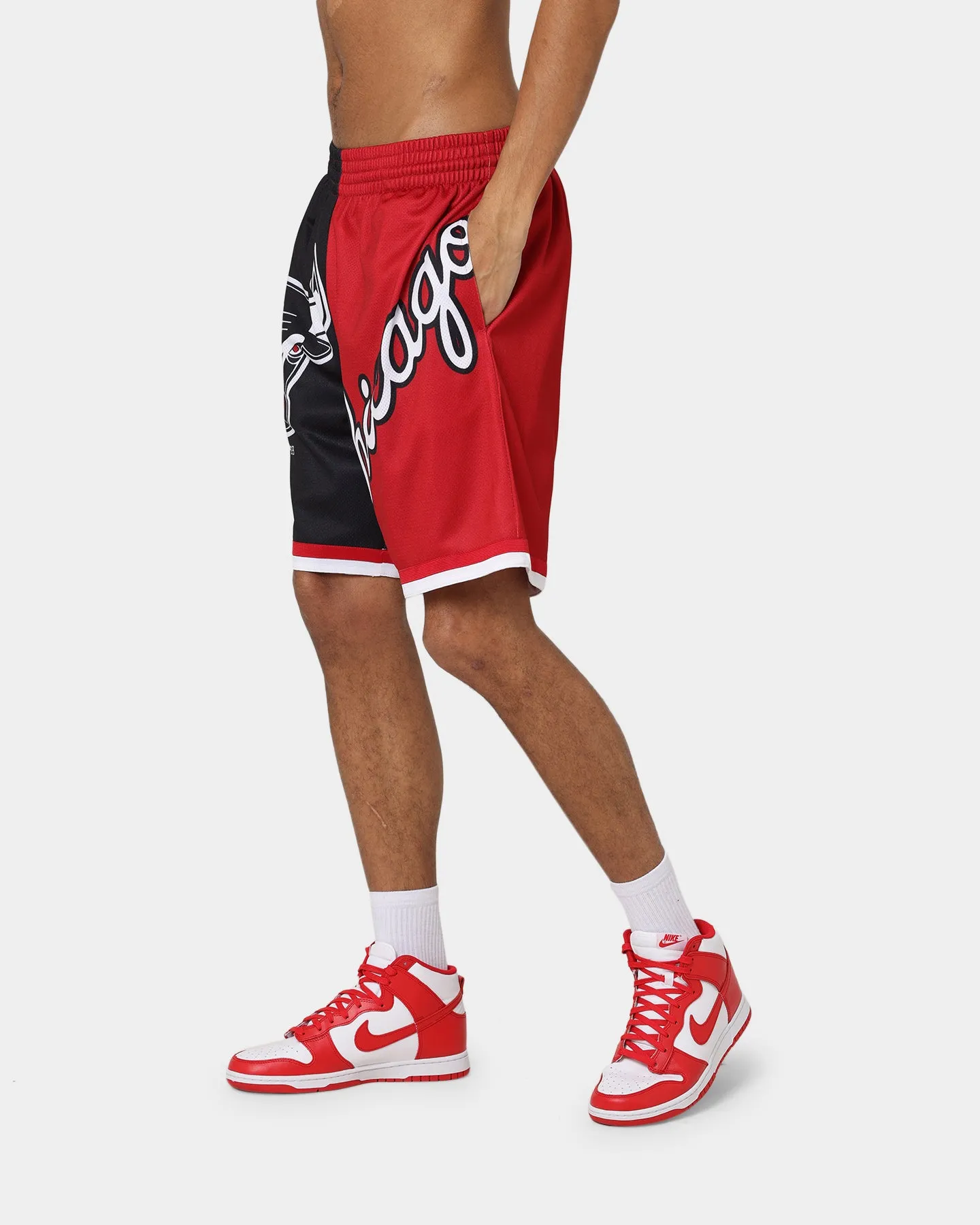 Mitchell & Ness Chicago Bulls Big Face 5.0 Shorts Black Warm Season