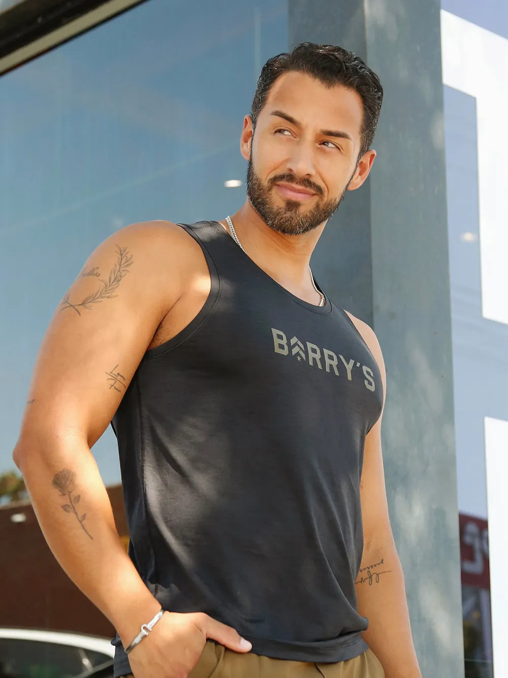 TEN THOUSAND CHARCOAL HEATHER TACTICAL TANK Benefit - maximizing Cold resistant