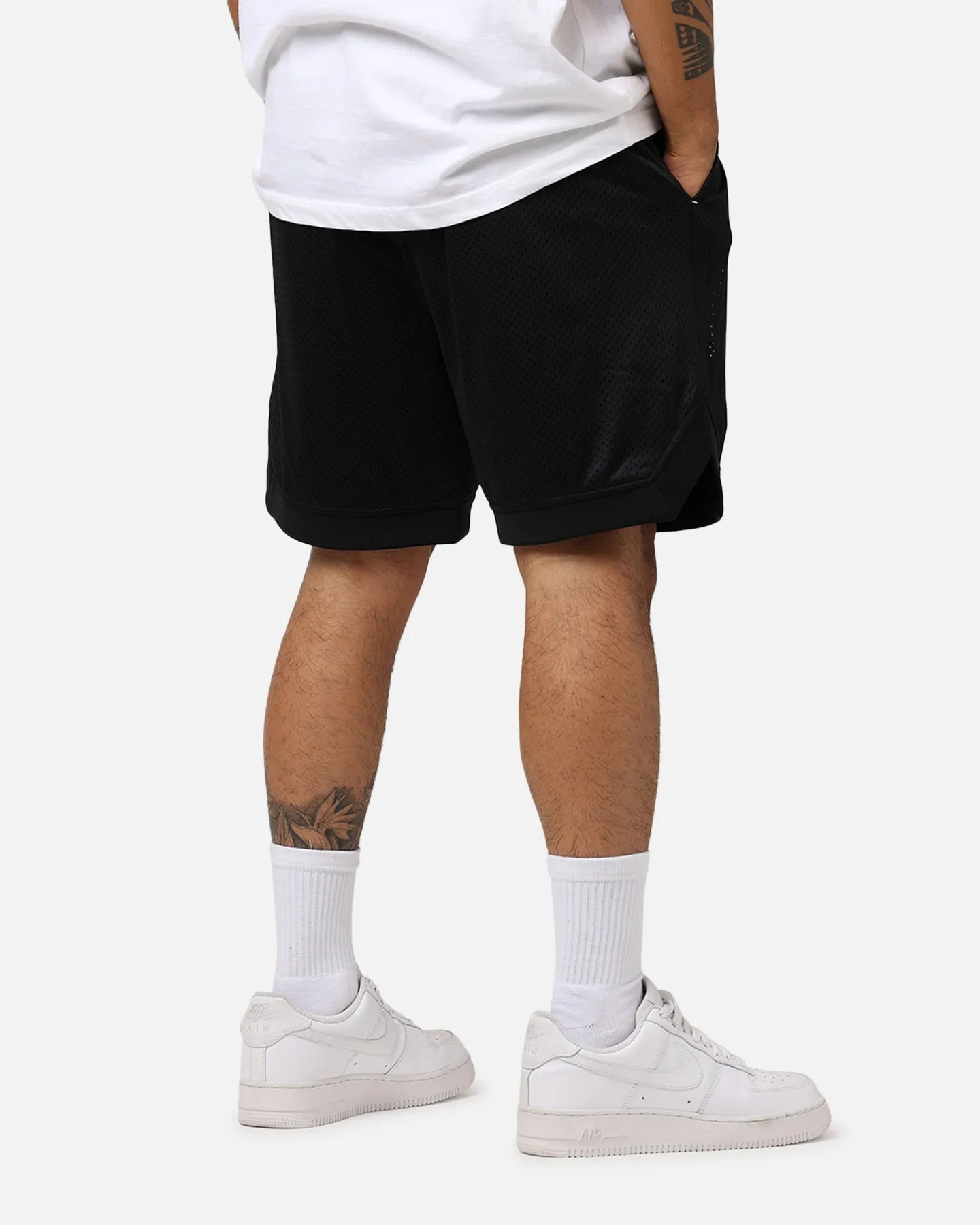 Heels WideLegOpening The Anti Order A Logo Basketball Shorts Black
