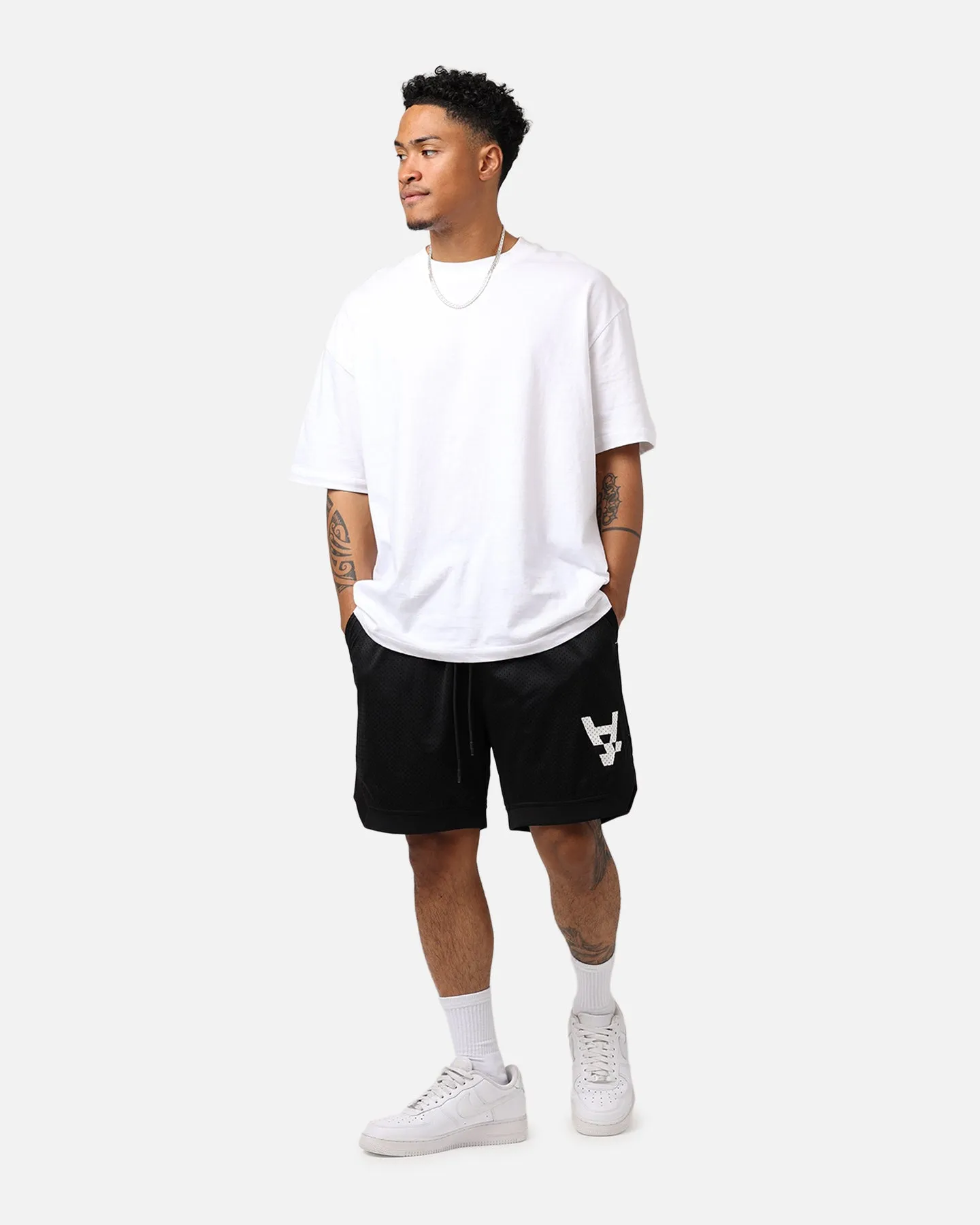 Simple Cut Easy Wear The Anti Order A Logo Basketball Shorts Black