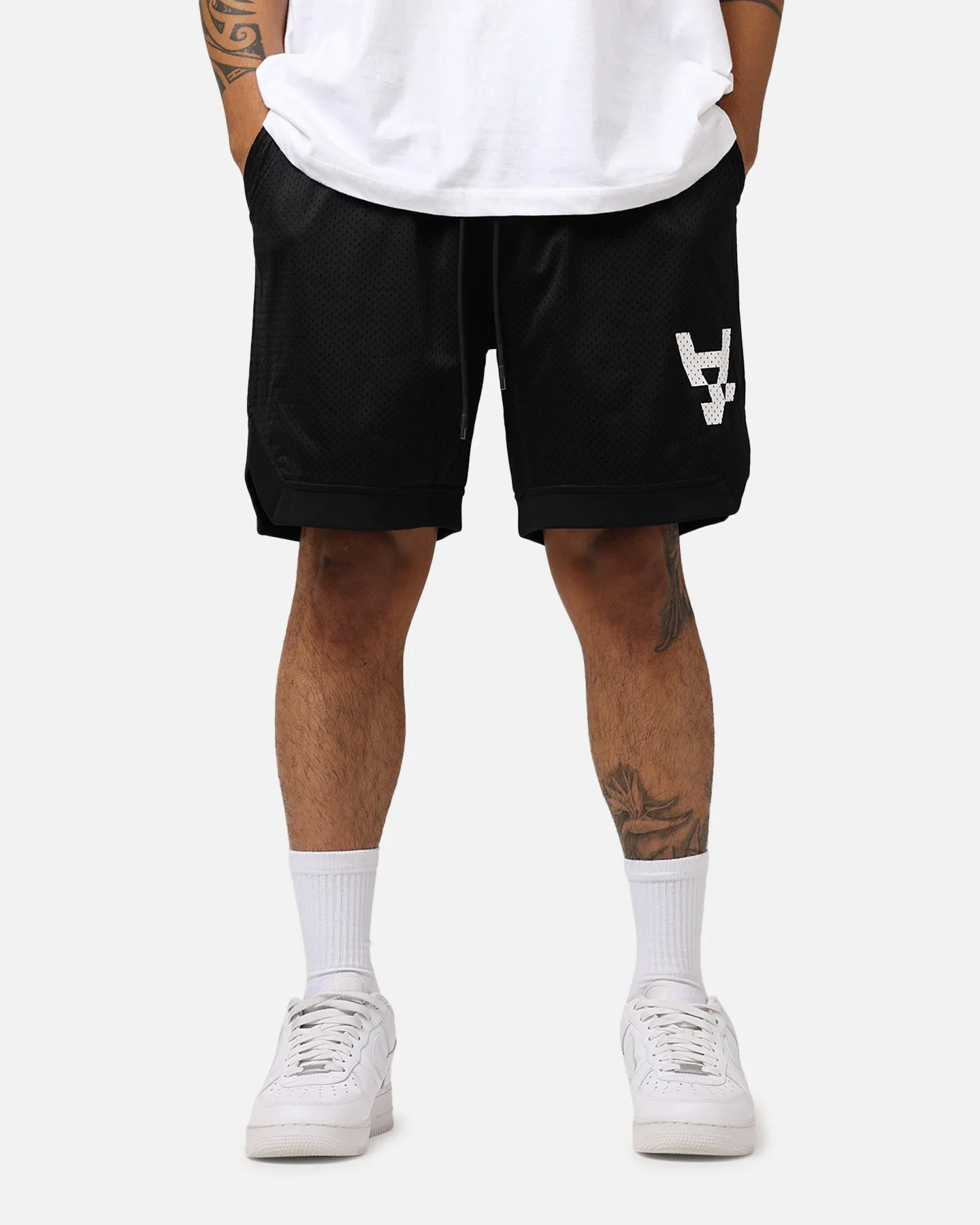 Light Fabric Wrinkle resistant fabric The Anti Order A Logo Basketball Shorts Black