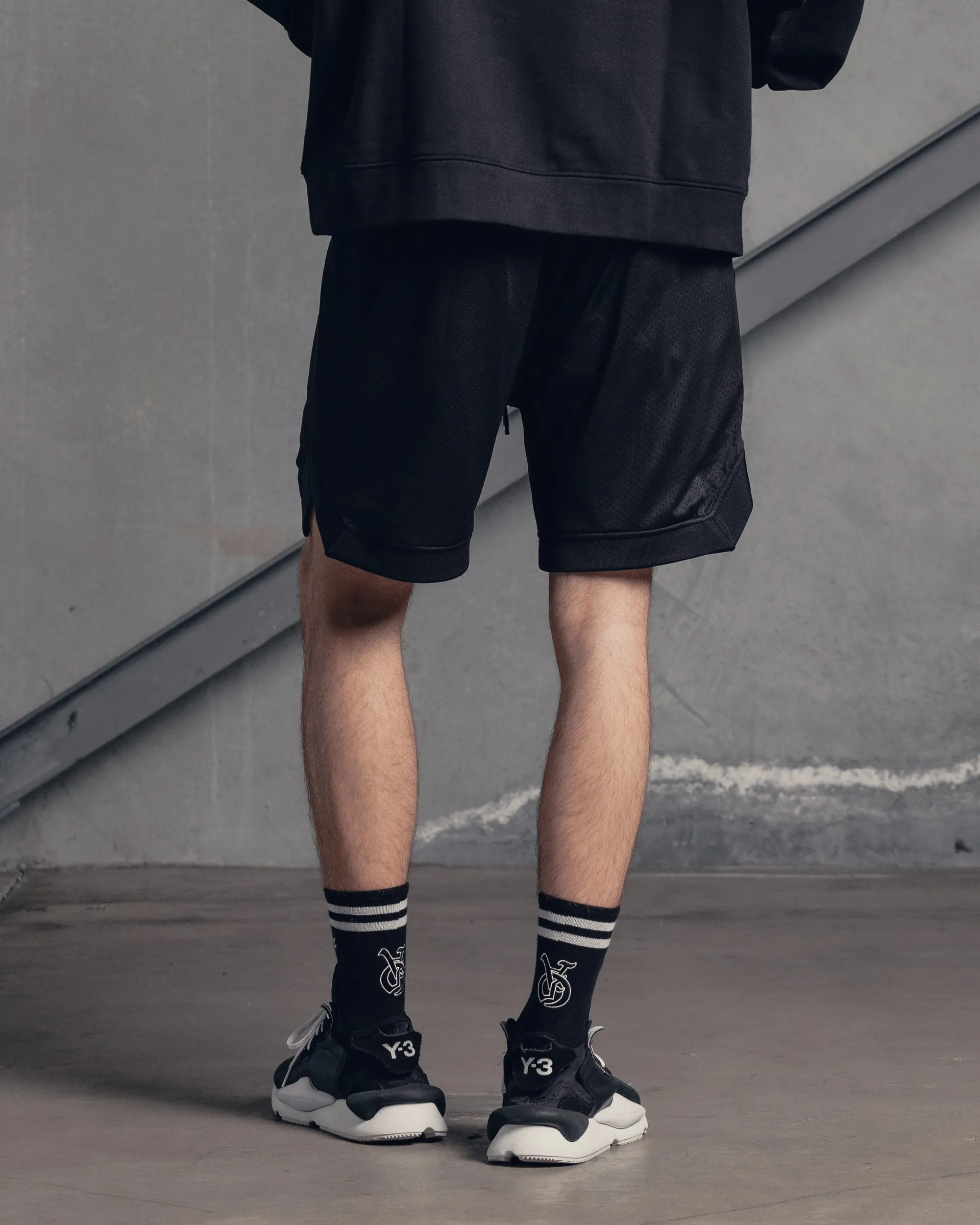 The Anti Order Shibuya Markets Mesh Shorts Black/Grey Soft Comfort