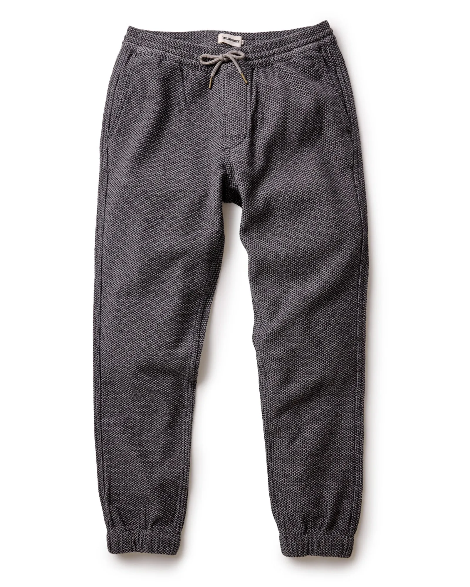 The Apres Pant in Charcoal Sashiko No Pinch Travel Fit