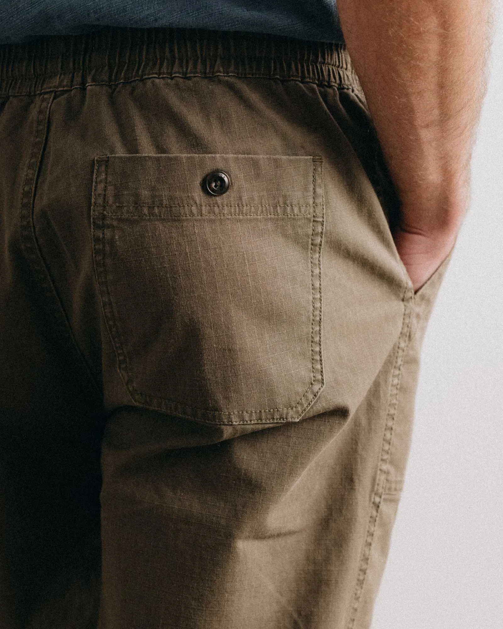 Simple Comfort Wear The Breakwater Pant in Mushroom Ripstop