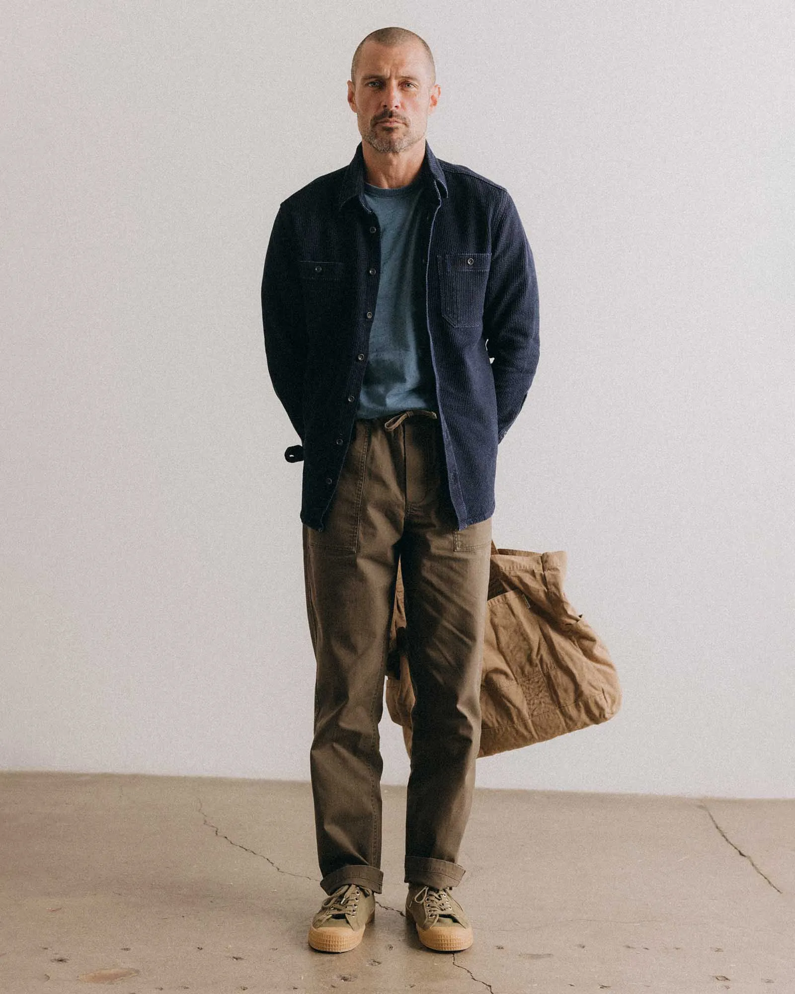 The Breakwater Pant in Mushroom Ripstop Comfy Movement Fit