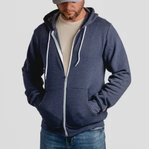 Lightweight Layer Sporty Comfort THE CLASSIC ALL SEASON ZIP-UP HOODIE (UNISEX)