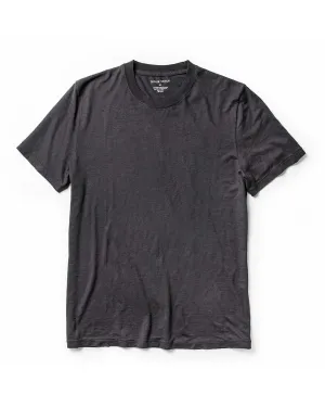 The Cotton Hemp Tee in Charcoal Fresh Trend Comfy Stretch Fit
