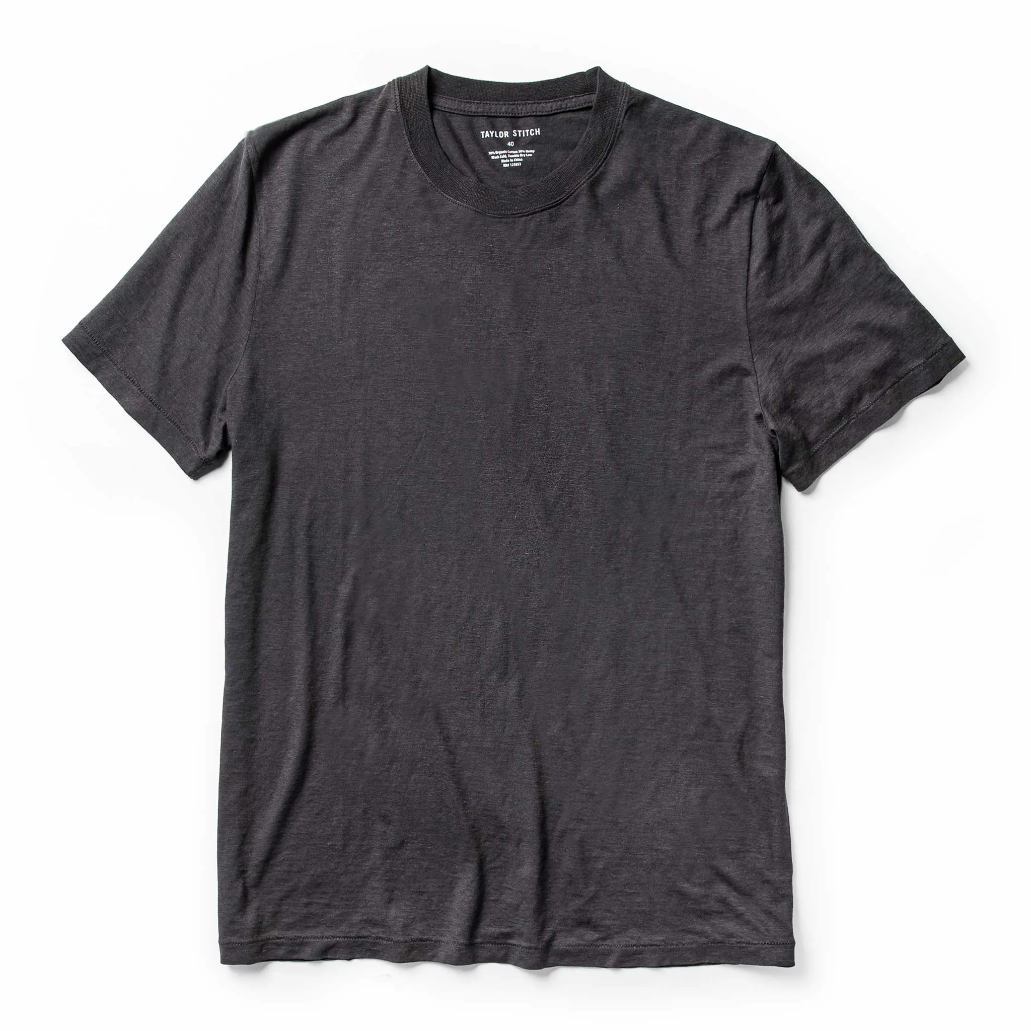graduation The Cotton Hemp Tee in Charcoal