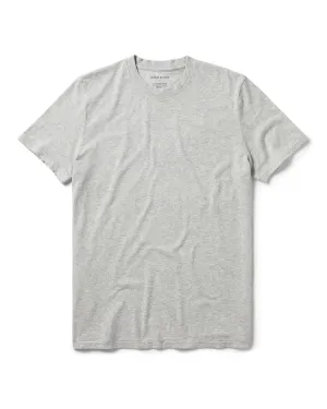 Relaxed Smart Comfort Wearable The Cotton Hemp Tee in Heather Grey