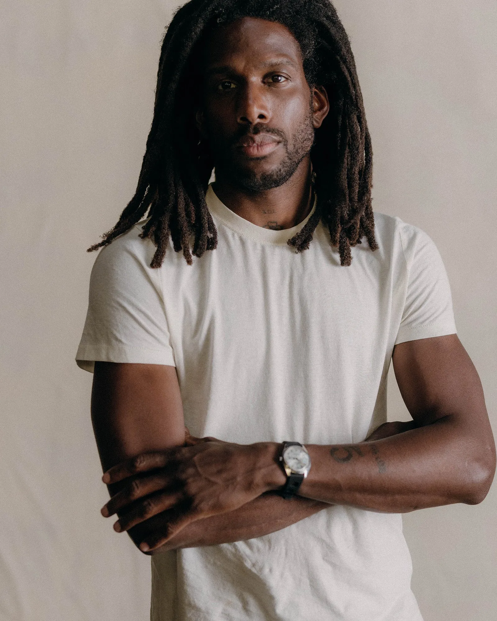 Autumn coziness Comfort Apparel The Cotton Hemp Tee in Natural