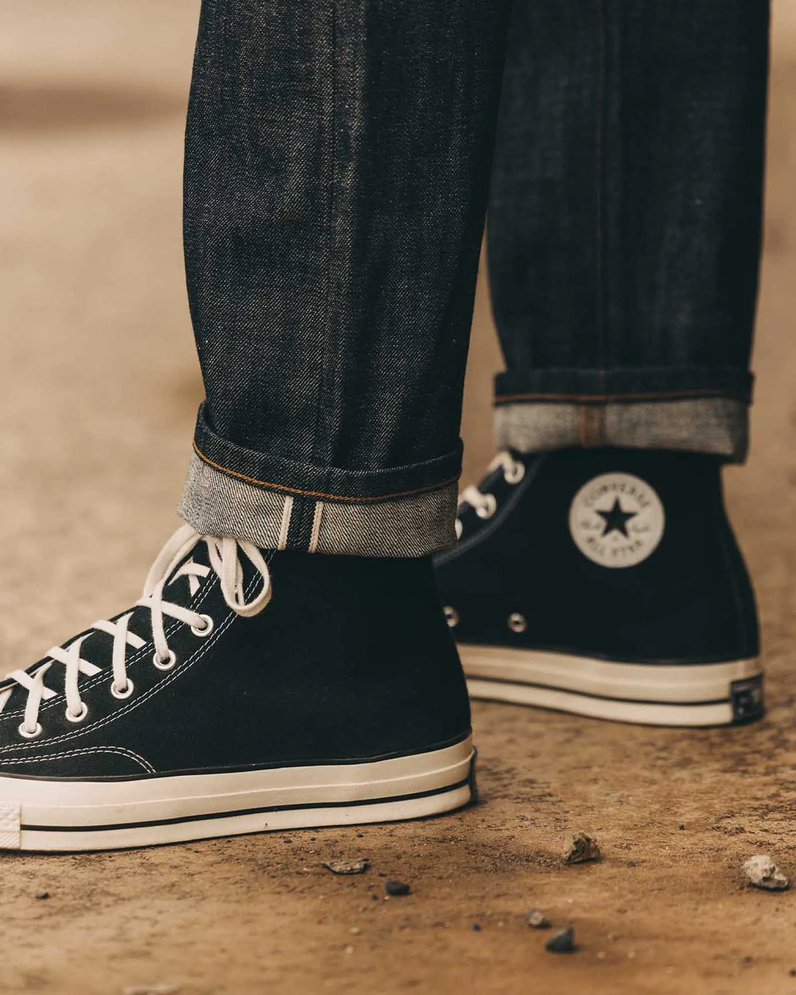 The Democratic Jean in Rigid Organic Selvedge Comfort Fit Wear Smart Look