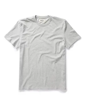 The Organic Cotton Tee in Heather Grey Casual Comfort Wear