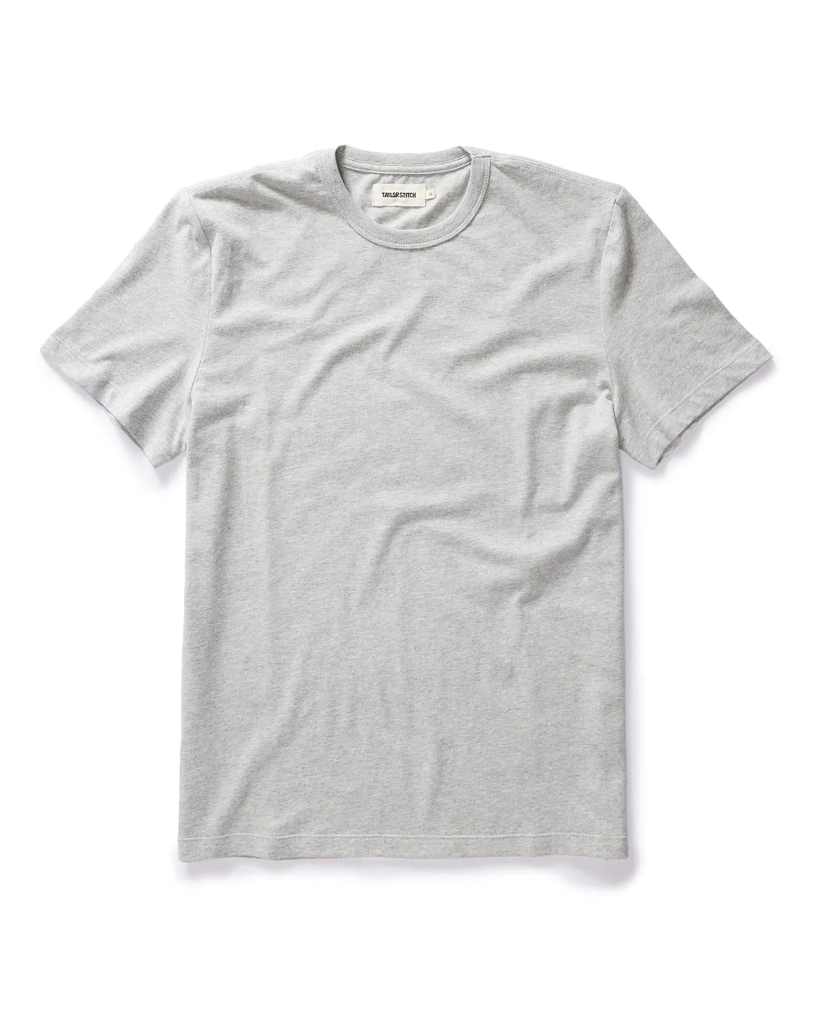The Organic Cotton Tee in Heather Grey Casual Comfort Wear