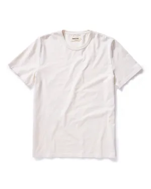 Weekend Wardrobe The Organic Cotton Tee in Vintage White