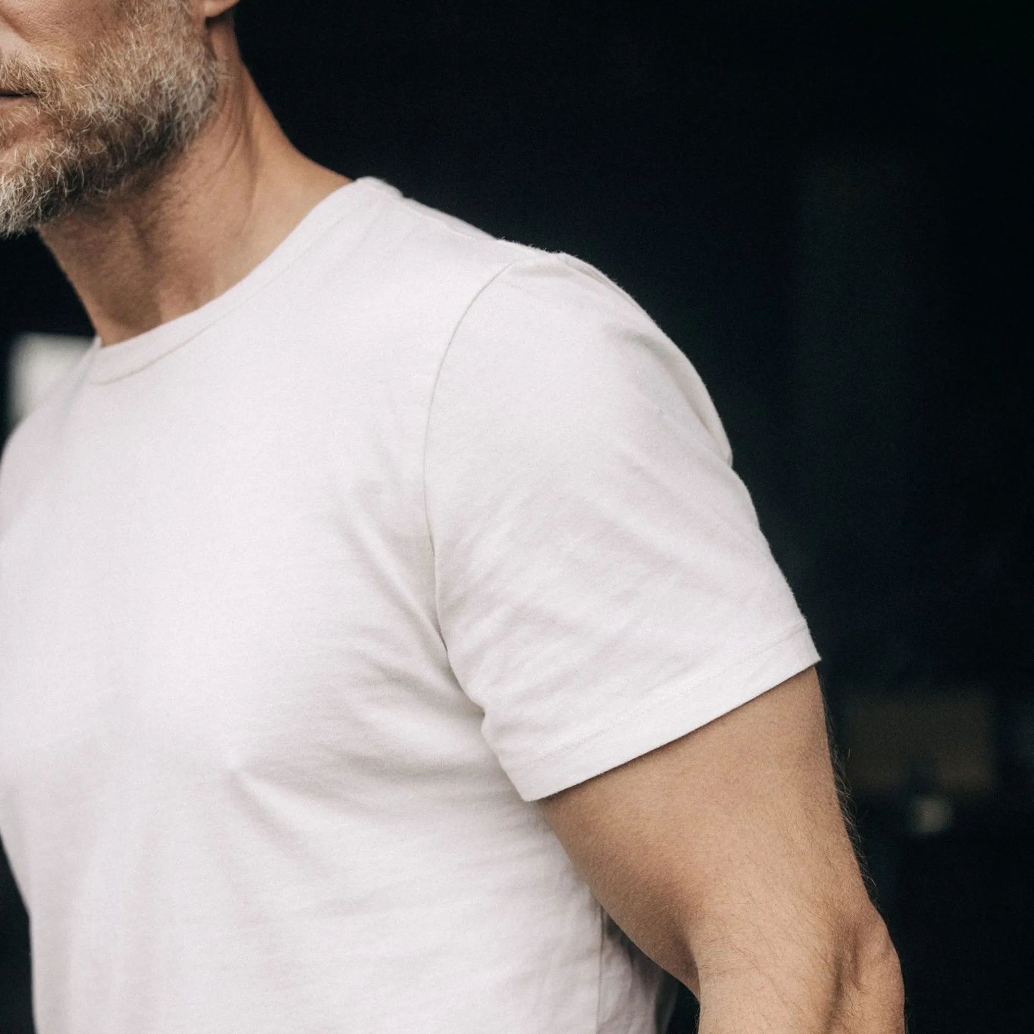 NonRestrictive Cut The Organic Cotton Tee in Vintage White