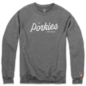 Fresh Fit THE PORKIES SCRIPT FLEECE SWEATSHIRT (UNISEX)