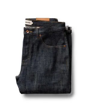 Clean Finish Shape Flex The Slim Jean in Rigid Organic Selvedge