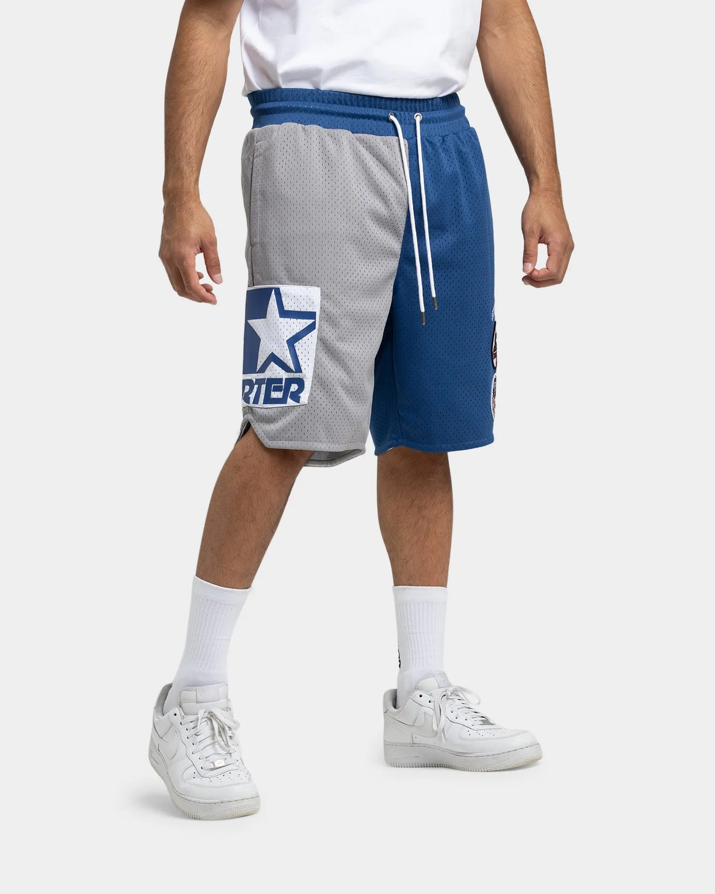 Starter Slider Mesh Shorts Blue/Grey Breathable wear