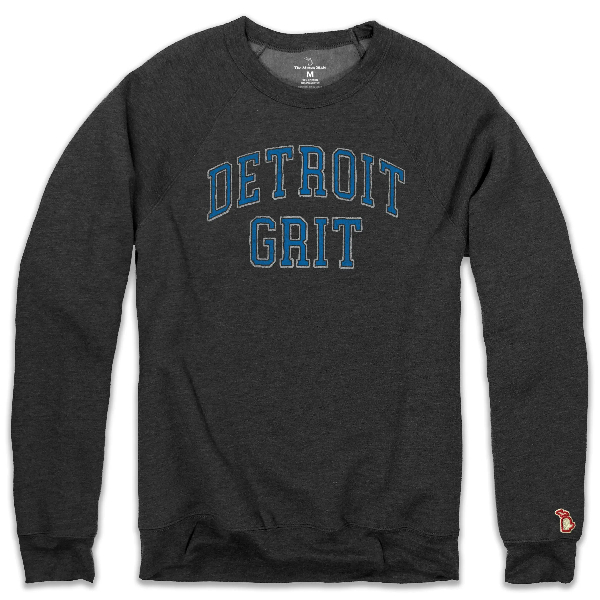Street Style Vibe DETROIT GRIT FLEECE SWEATSHIRT (UNISEX)