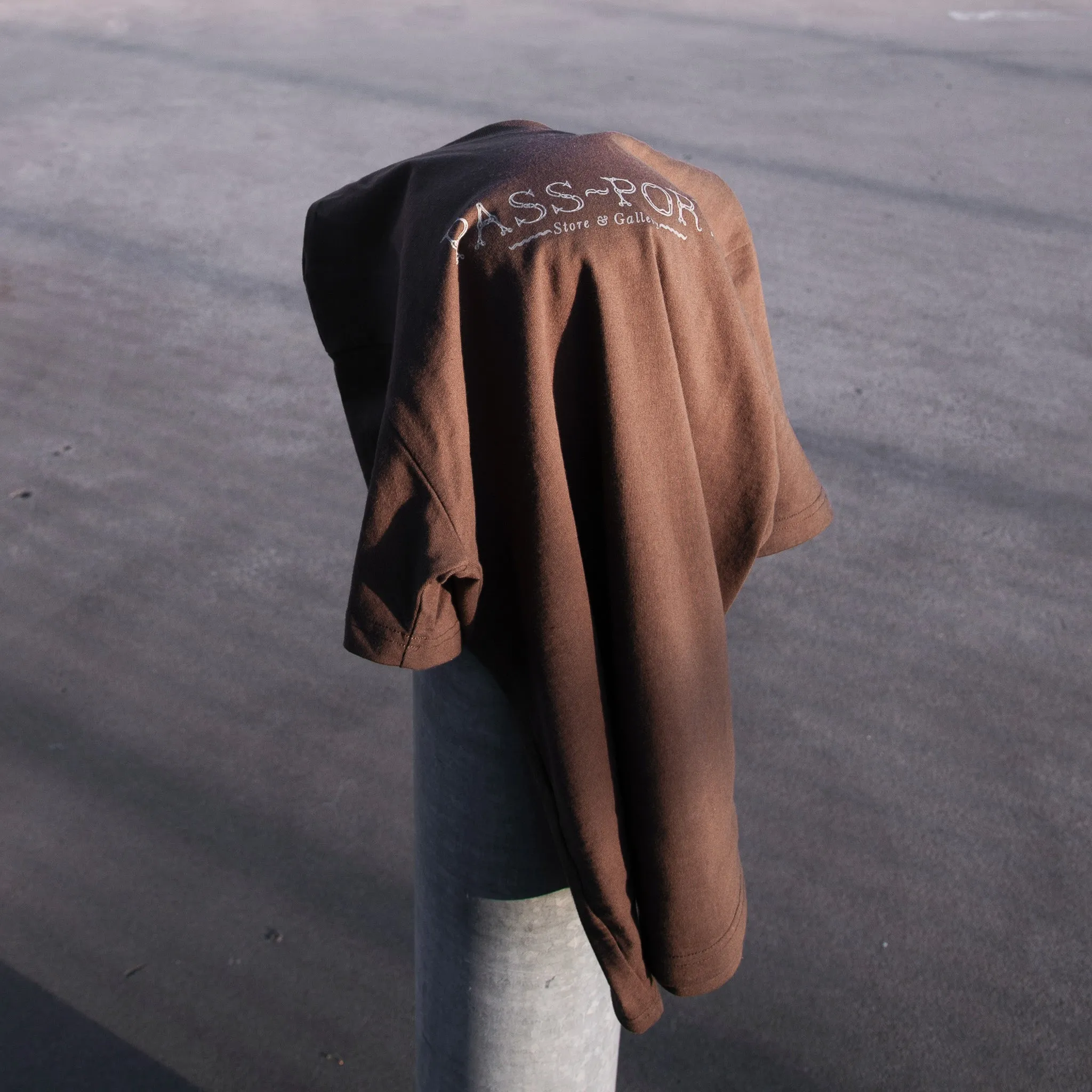 Pass~Port Store & Gallery Exclusive Wired Logo Hood - Bark Timeless Comfort