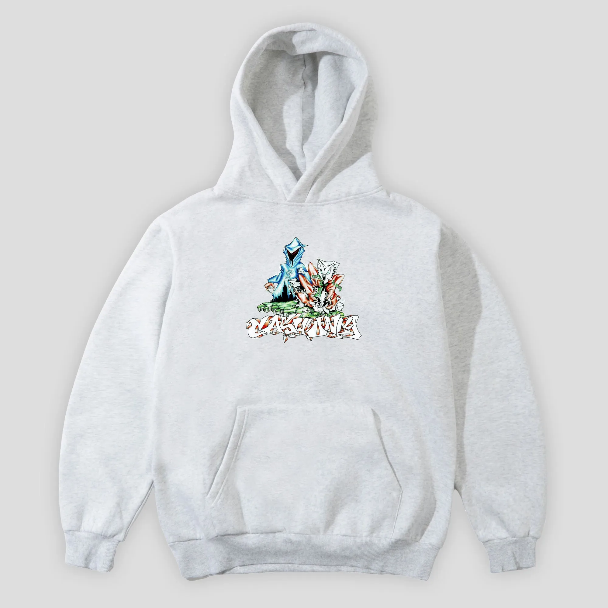 Cash Only Reaper Pullover Hood - Ash Flex support