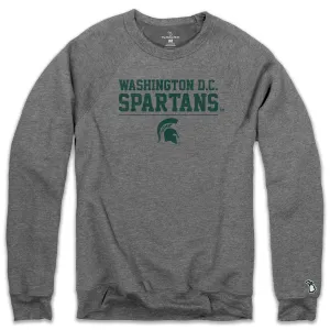 MSU - WASHINGTON DC SPARTANS FLEECE SWEATSHIRT (UNISEX) goes with boots