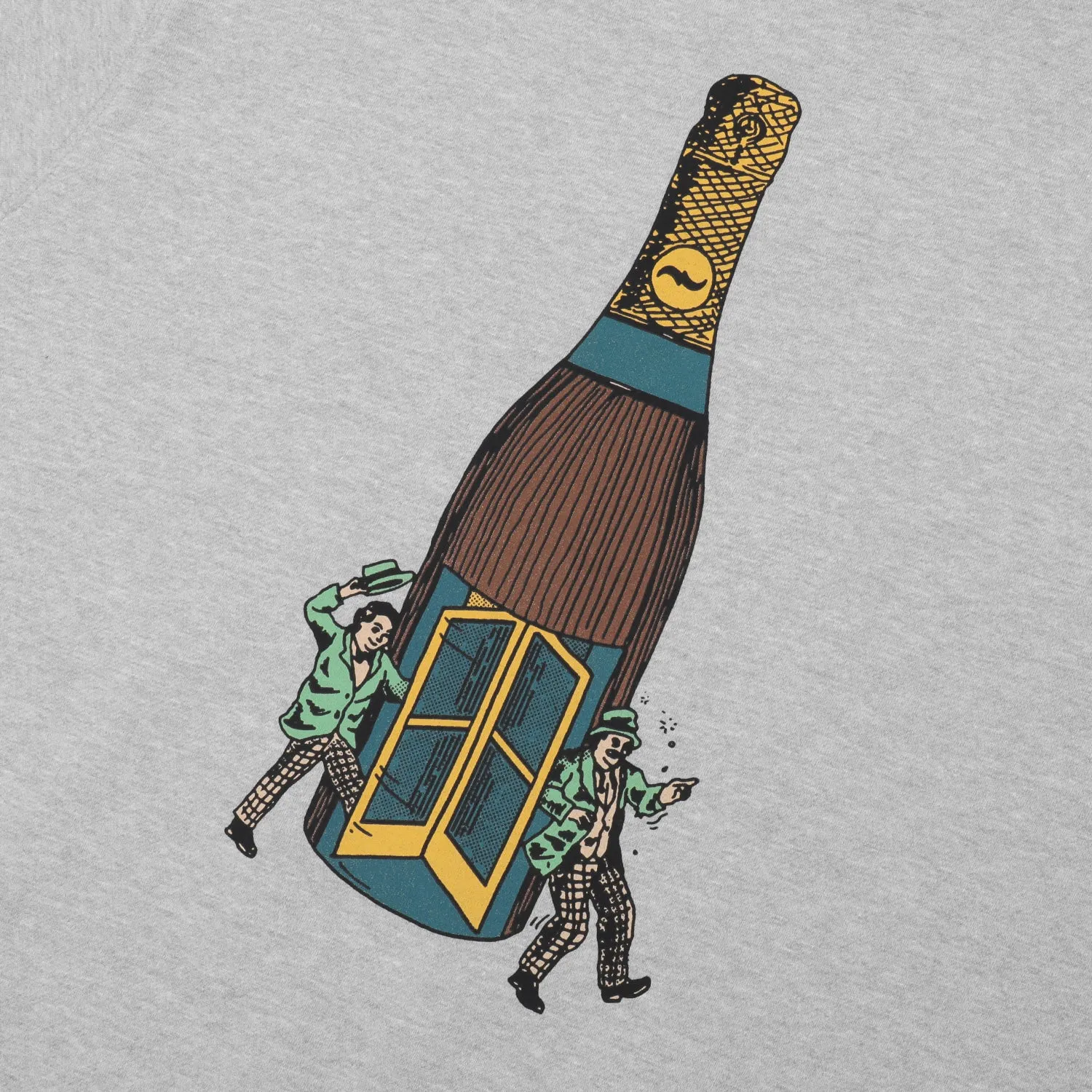 Pass~Port Wine Em' Hoodie - Ash right for running