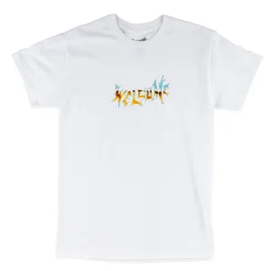 Comfort Design Fit UV Protective Fabric Chrome Vamp Printed Tee - White/Desert