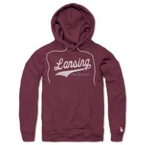 PURE MICHIGAN - LANSING SCRIPT ALL SEASON HOODIE (UNISEX) non hooded