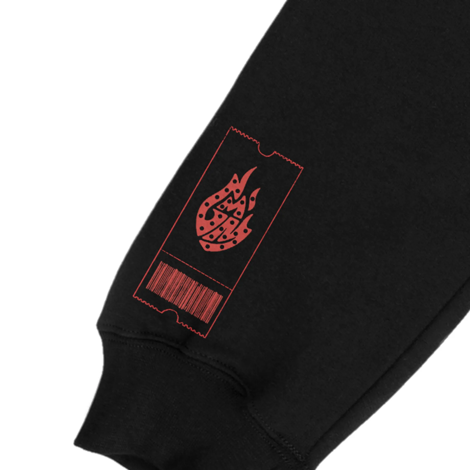 chain accents tie dye Tour Collage Hoodie