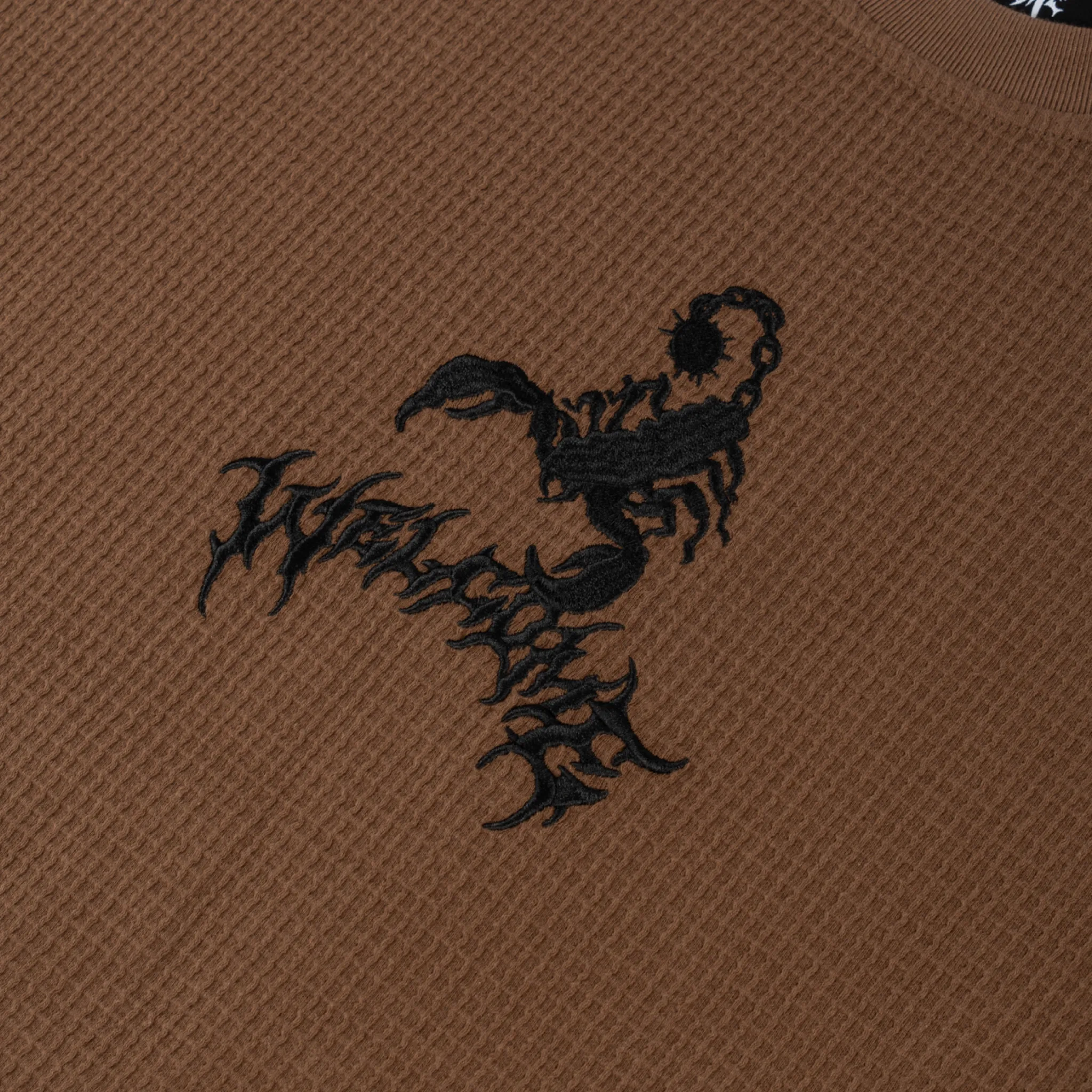 Stinger Garment-Dyed Waffle Knit Tee Low Impact Processing Outdoor Adventure