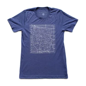 Travel West Tee-Navy Fresh and Cool AntiStaticFinish