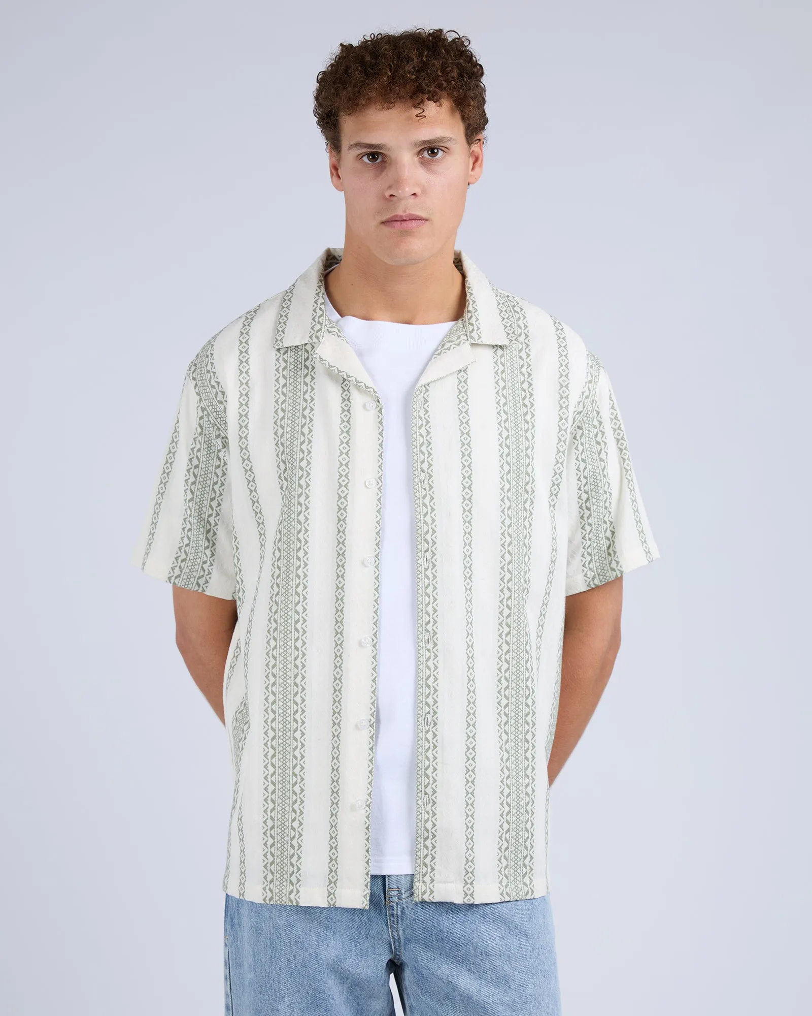 Capri Ss Shirt Green Everyday Wear