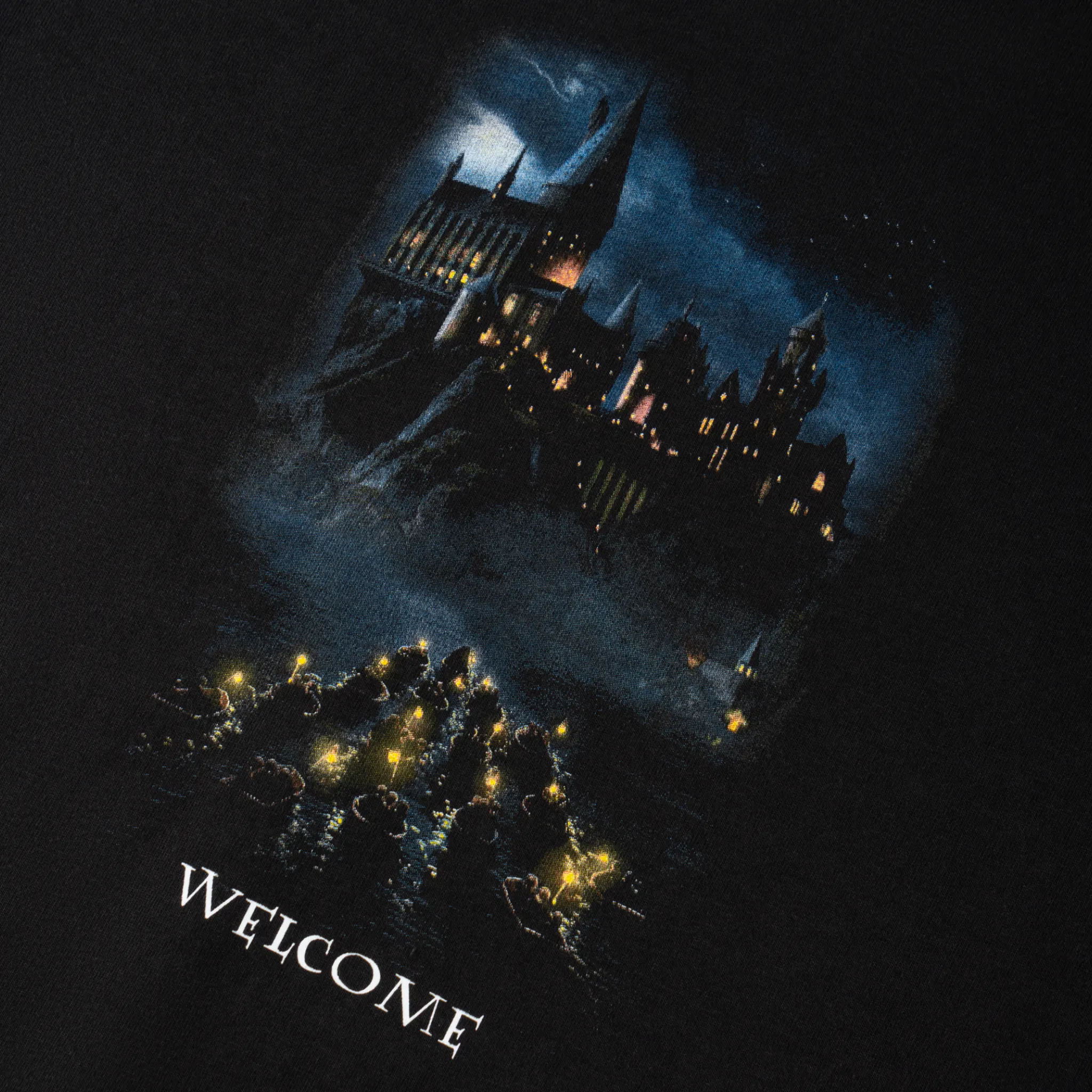 UV Protection Fabric Comfy Choice HARRY POTTER X WELCOME - Arrival Boxy Garment-Dyed Tee