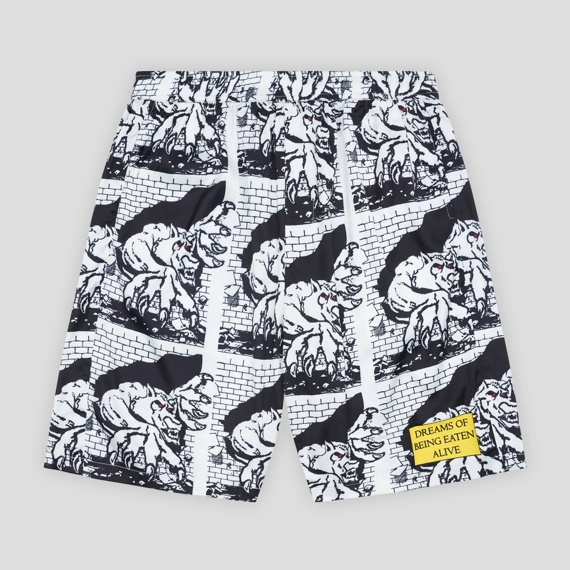 Nylon Material Active Performance Come Sundown Dreams Boxer Shorts - White